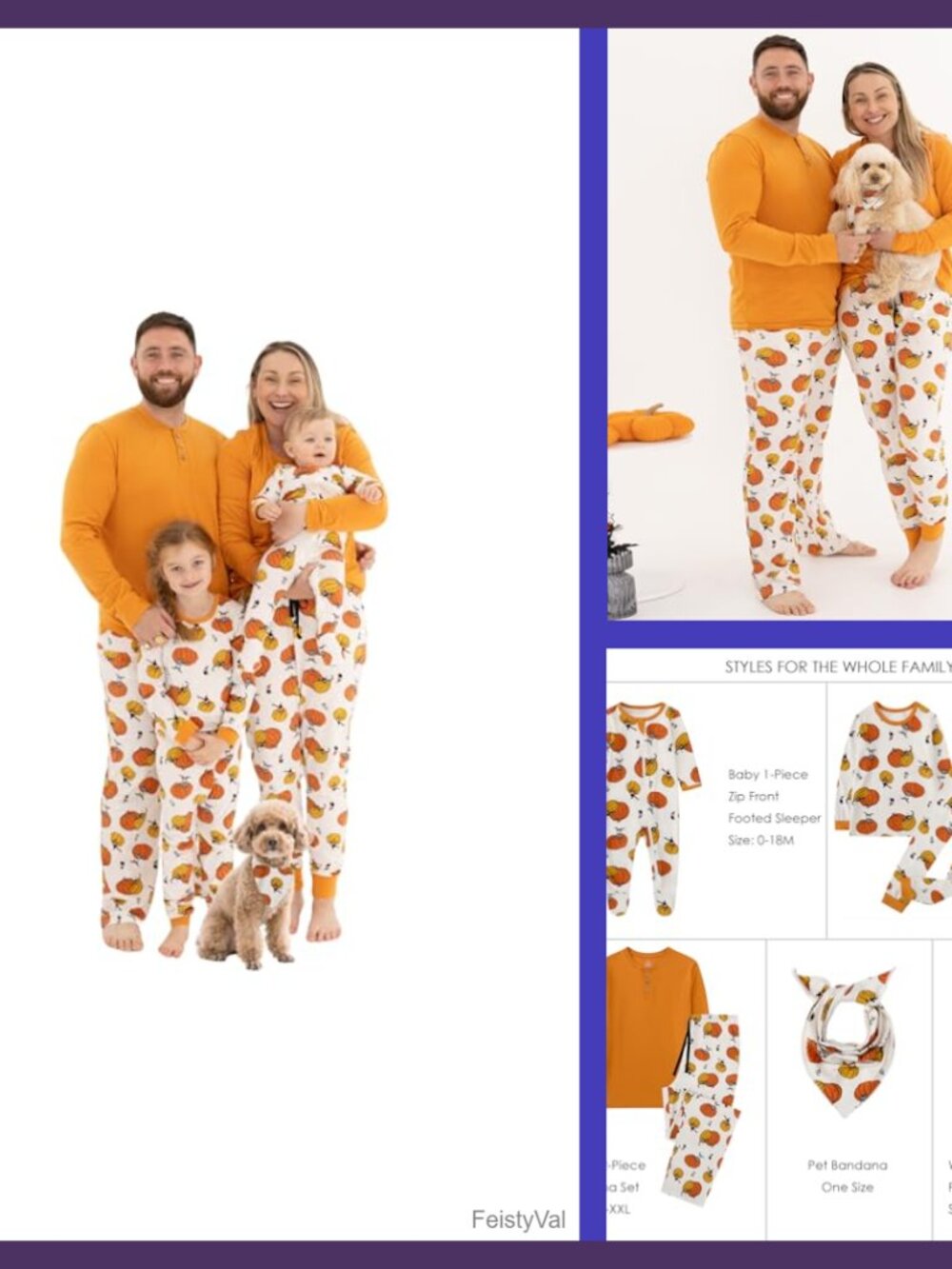 Organic Cotton Matching Family Holiday Pajama Set Long Sleeve